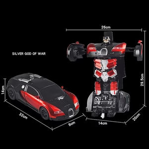 Transfrom - RC Transforming Racing Car Robot Toy